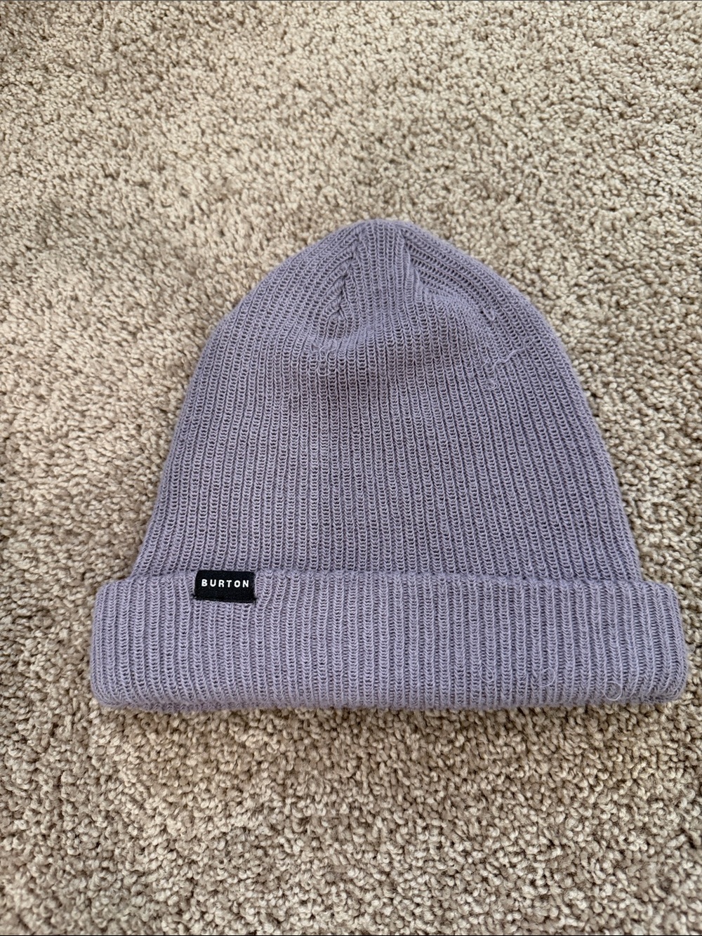 Burton Lavender Ribbed Knit Beanie